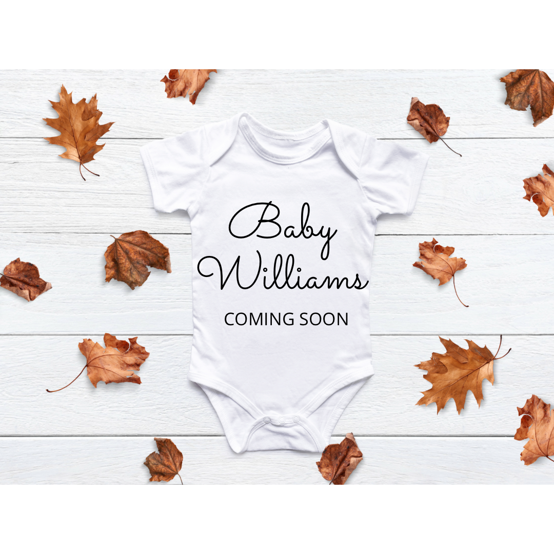 Pregnancy Announcement Onesie
